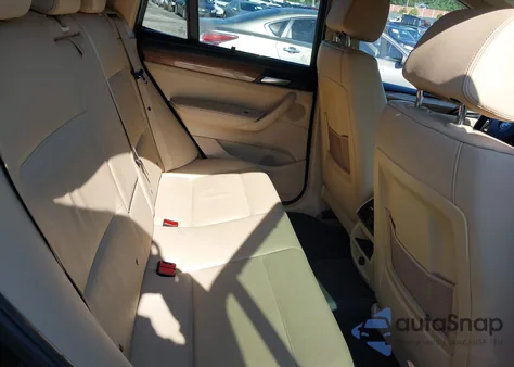 2013 BMW X3 xDrive28I from USA, damaged, VIN 5UXWX9C54D0A30613